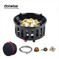 portable high power camping stove windproof backpacking gas burner