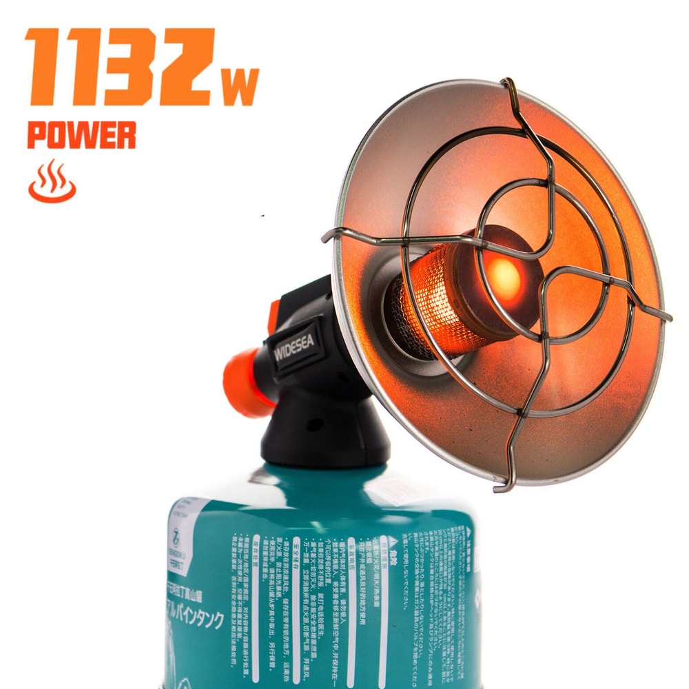 Portable Camping Heater Stove Stainless Steel Outdoor Gas Heater For Winter Hiking Survival 0