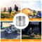 Foldable Camping Stove Wind Shield Titanium Windproof Outdoor Cooking Screen 3