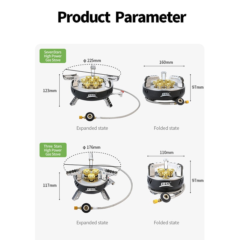HighPower Portable Camping Gas Stove With Electronic Ignition 4
