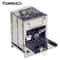 Portable Stainless Steel Wood Stove with Mini Charcoal Grill for Camping