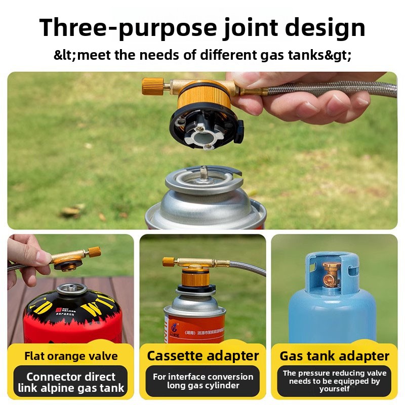 Portable Core HighPower Camping Stove With Windproof Gas Burner 2