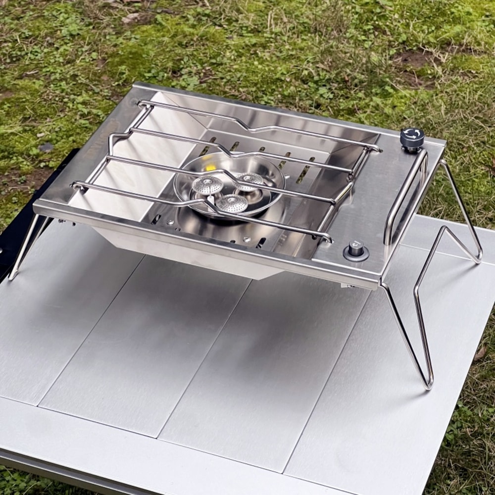 HighPower Camping Gas Stove Flat IGT Burner Outdoor Kitchen 0