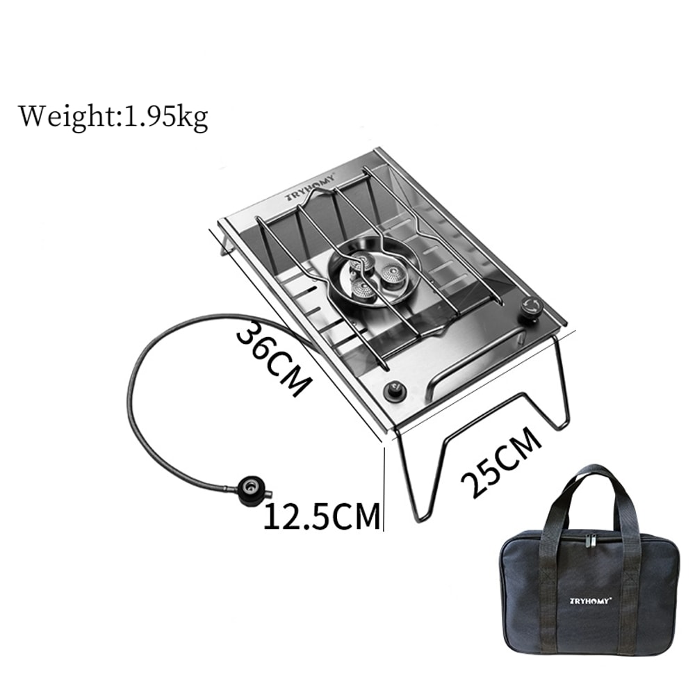 HighPower Camping Gas Stove Flat IGT Burner Outdoor Kitchen 4