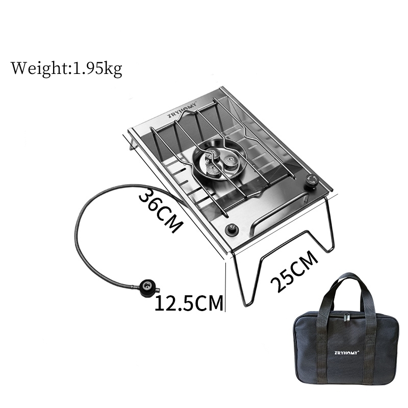 HighPower Camping Gas Stove Flat IGT Burner Outdoor Kitchen 4