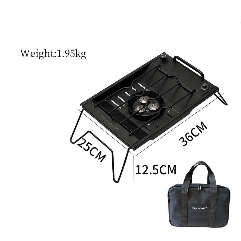 HighPower Camping Gas Stove Flat IGT Burner Outdoor Kitchen 5