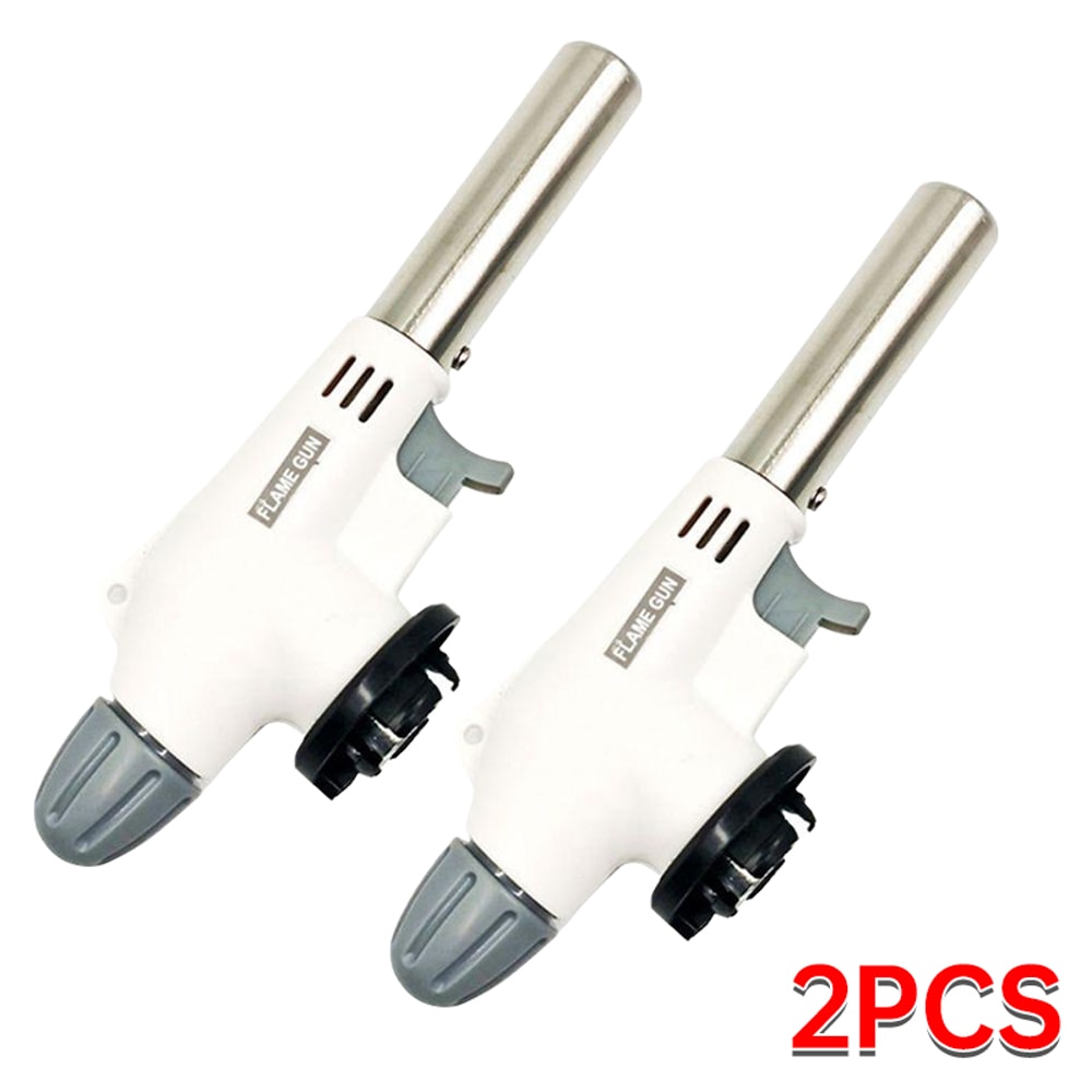 Portable Butane Gas Torch Versatile Cooking Barbecue Camping Lighter Welding Burner For Outdoor K 6