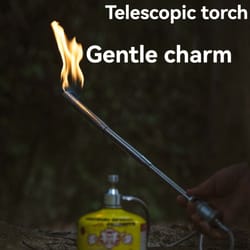 outdoor camping torch spray gun stainless steel barbecue fire maker