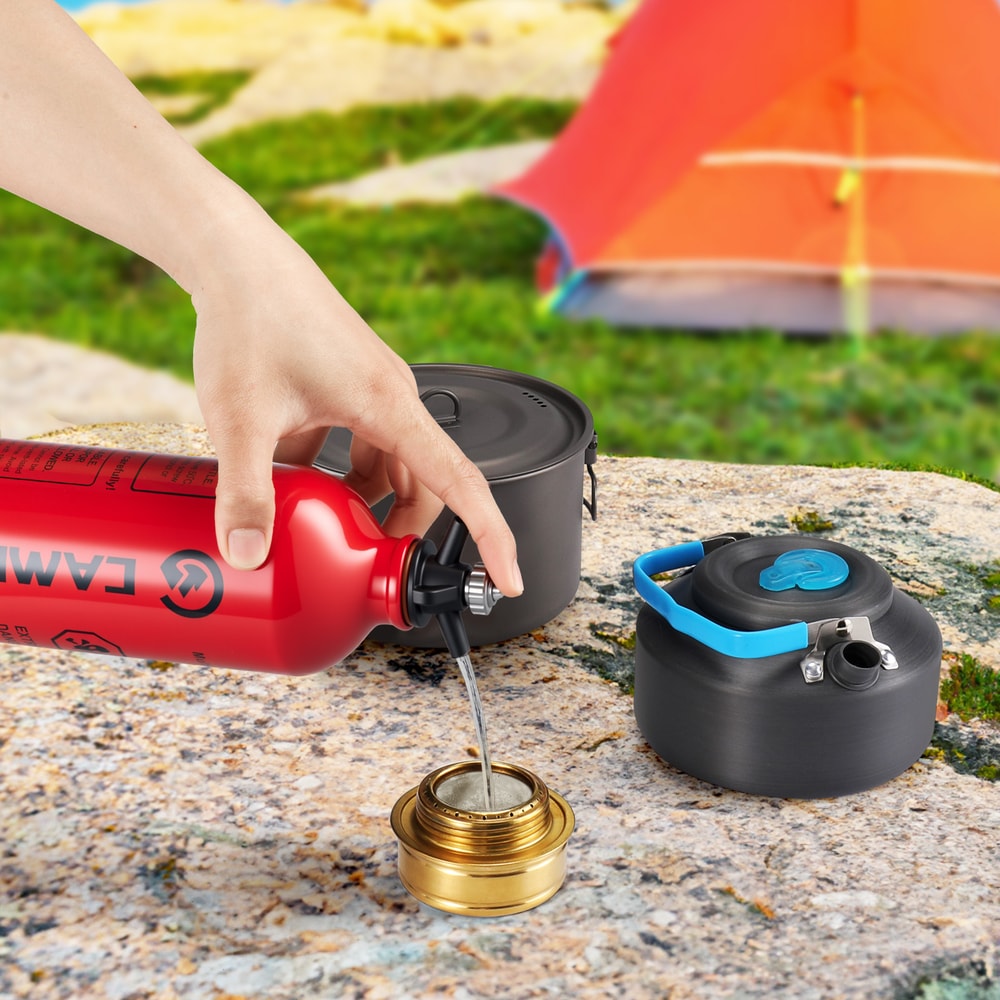 Liquid Fuel Bottle Can For Outdoor Camping With Safety Valve 4