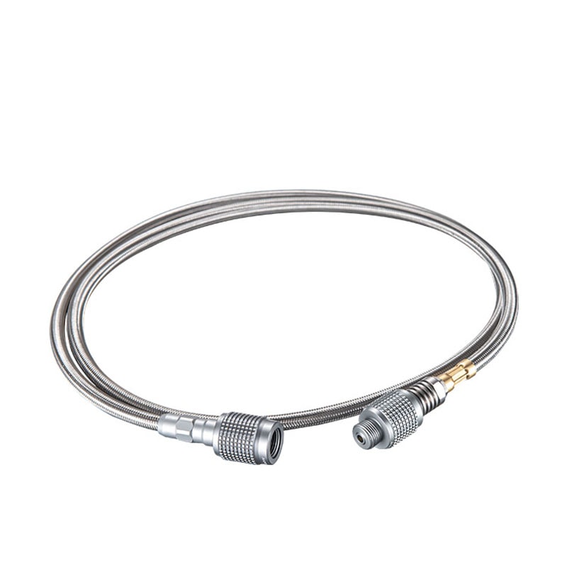 Stainless Steel BBQ Gas Stove Adapter Extension Hose For Hiking Camping 5