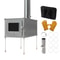 Foldable Titanium Alloy Tent Stove Lightweight Durable For Outdoor Camping CharcoalWood Burning St 0
