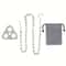 Portable Detachable Outdoor Barbecue Tripod Hanging Rack Stainless Steel Camping Grill Pot Triangle 6