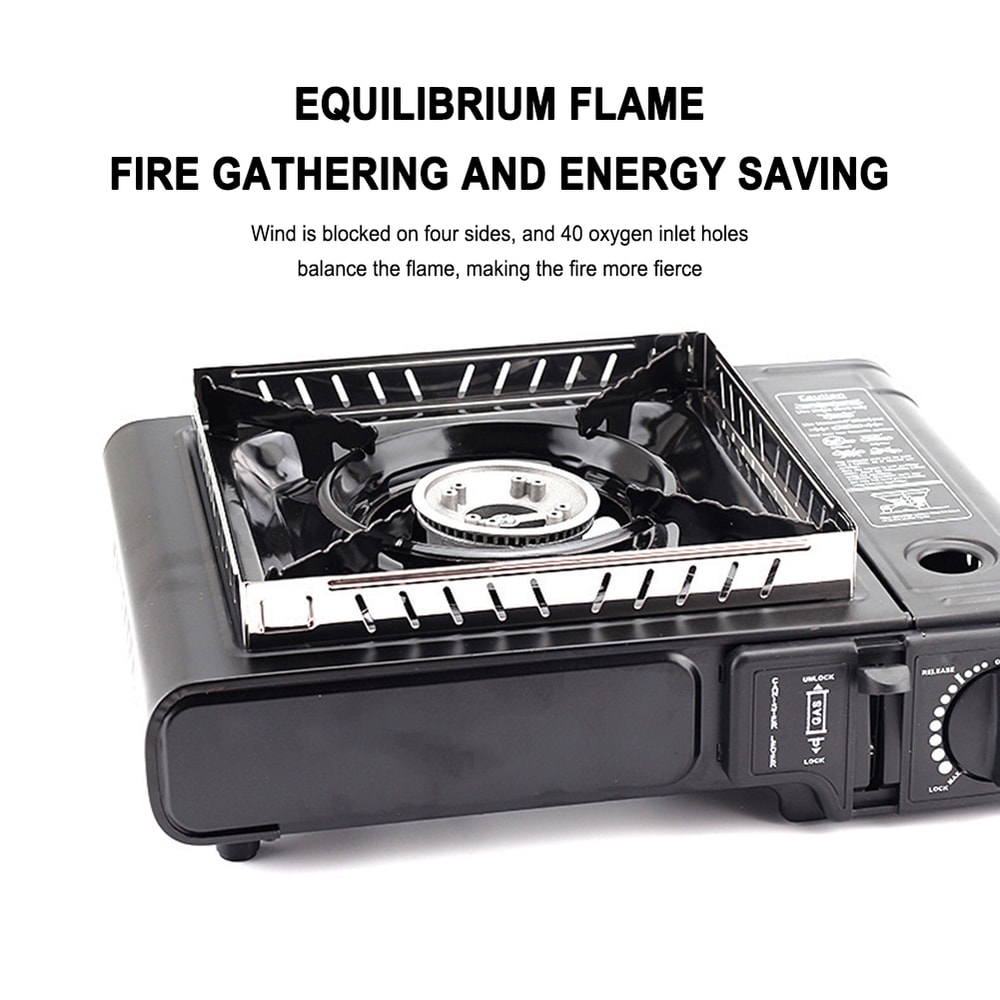 Portable Camping Stove Windscreen Protector Stainless Steel Gas Stove Wind Shelter For BBQ Outdoor 3