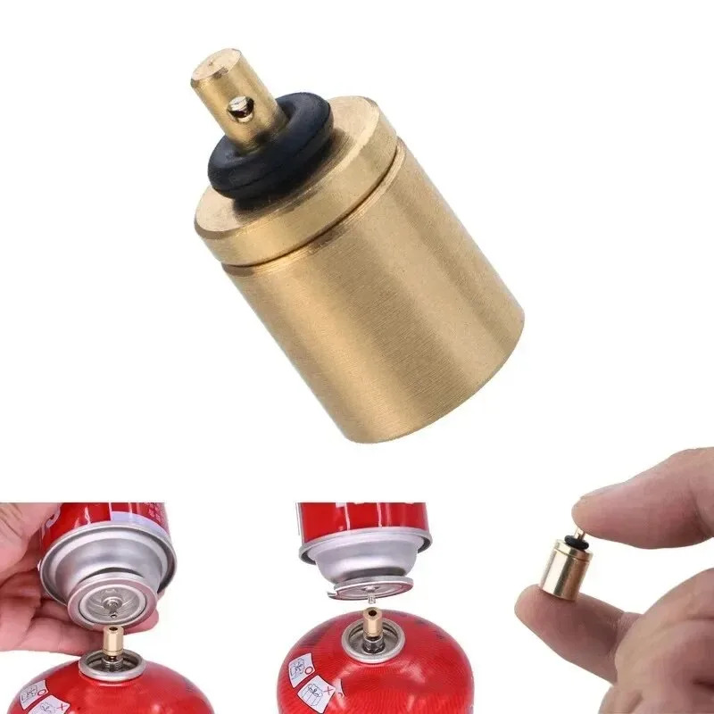 Butane Gas Refill Adapter For Camping Stove Cylinder Universal Valve Filler 1