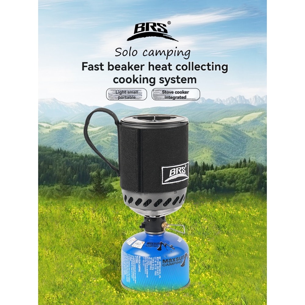 Ultra Efficient Portable Backpacking Gas Stove With Heat Exchanger 1