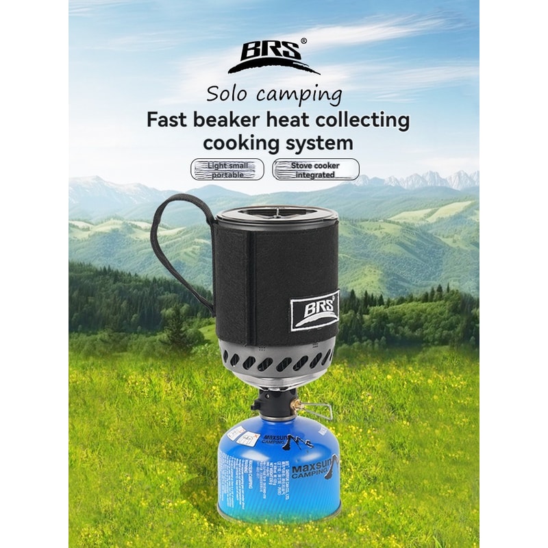 Ultra Efficient Portable Backpacking Gas Stove With Heat Exchanger 1