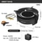 Portable Outdoor Gas Stove With Electronic Ignition Burner For Camping And Picnic 9