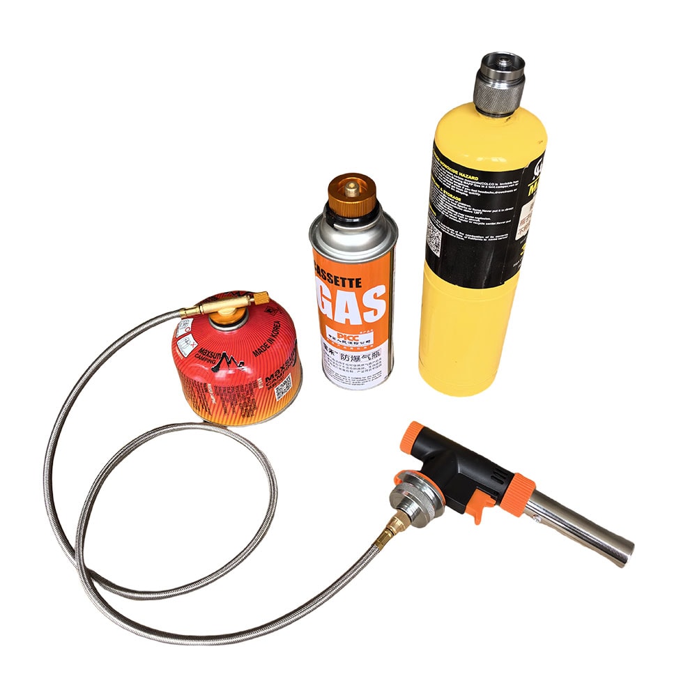 Premium Propane To Butane Adapter Gas Adapter Connector With Extension Hose For Camping Stoves 2