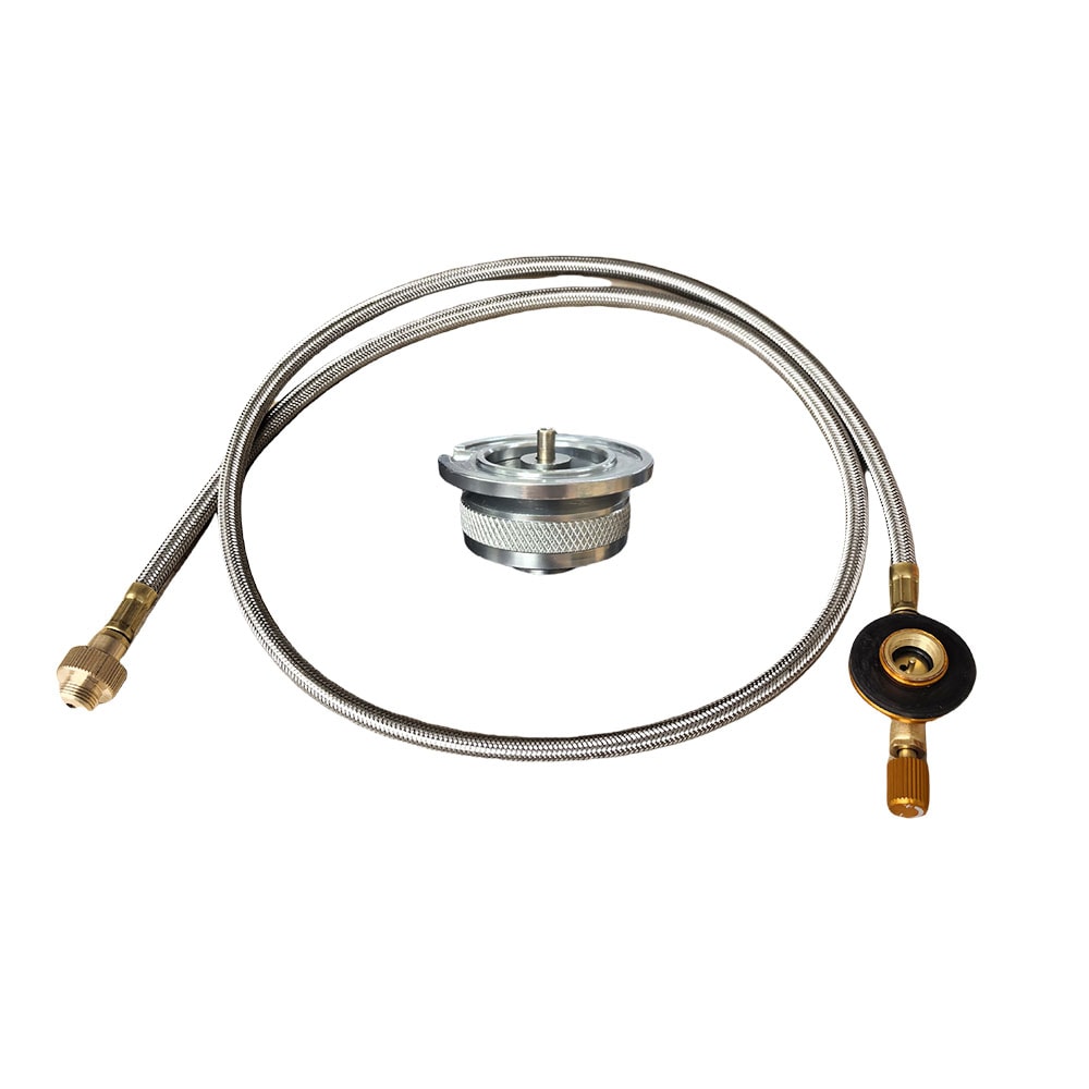 Premium Propane To Butane Adapter Gas Adapter Connector With Extension Hose For Camping Stoves 5