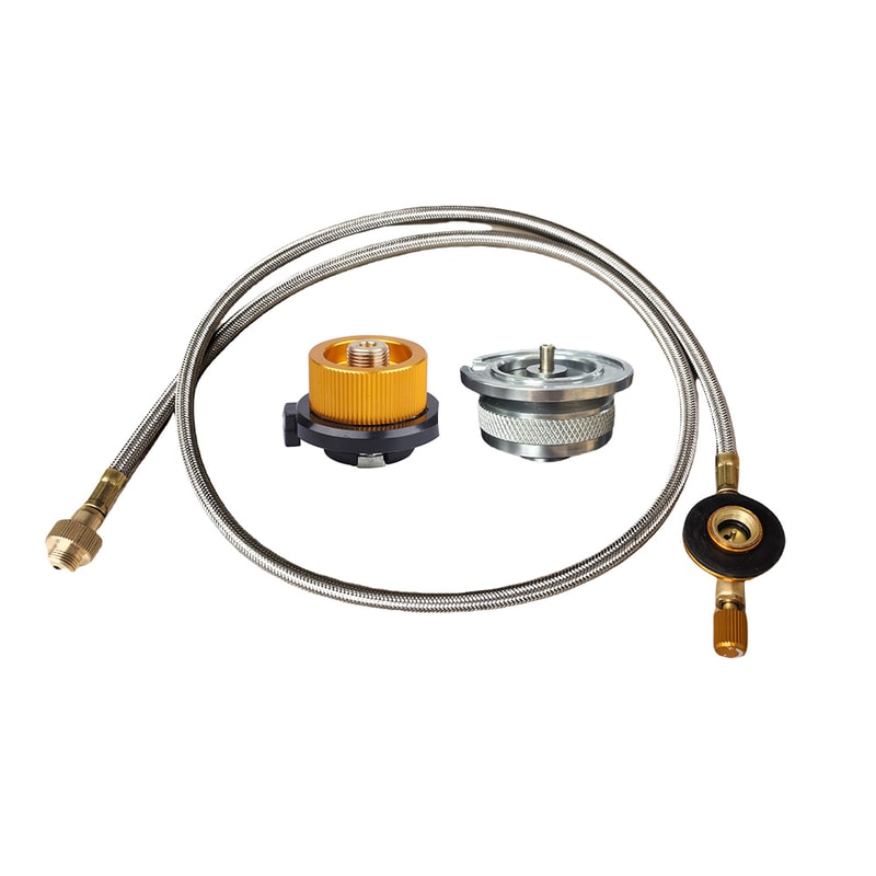 Premium Propane To Butane Adapter Gas Adapter Connector With Extension Hose For Camping Stoves 7