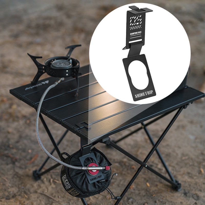 Heavy Duty Camping Table Butane Gas Tank Hanger Stainless Steel Camping Table Hanger Outdoor Campi 1
