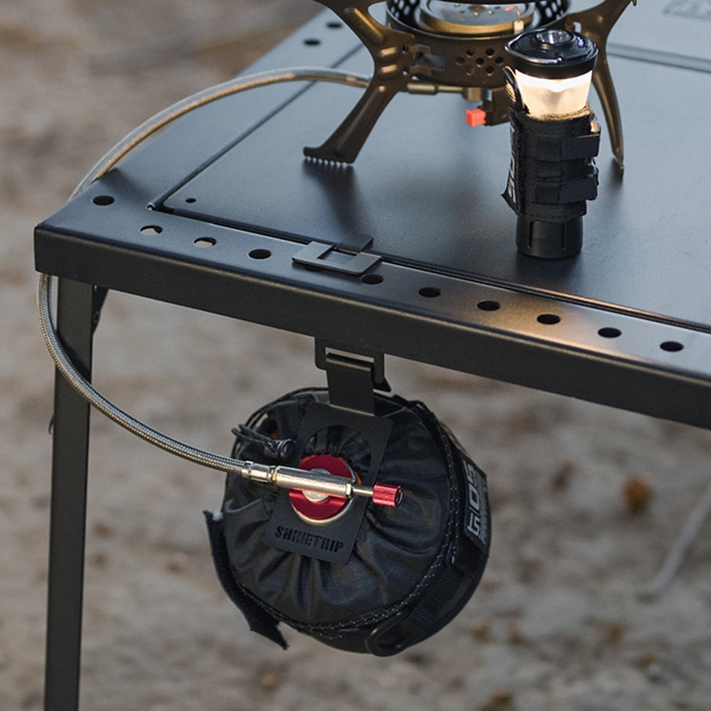 Heavy Duty Camping Table Butane Gas Tank Hanger Stainless Steel Camping Table Hanger Outdoor Campi 2