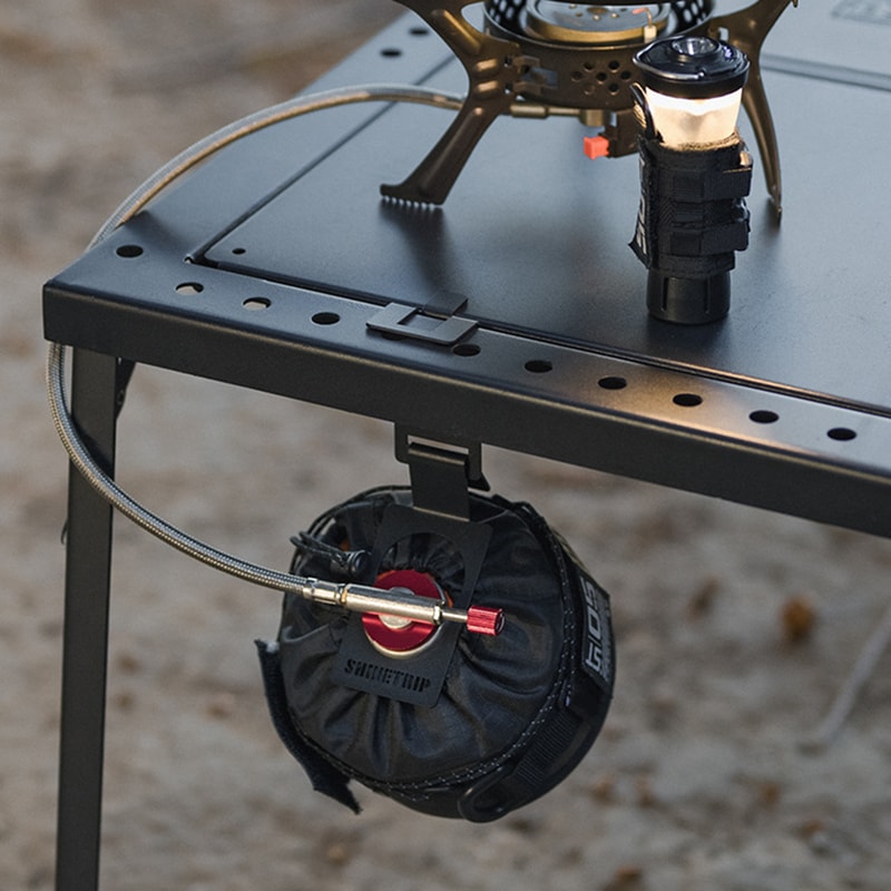 Heavy Duty Camping Table Butane Gas Tank Hanger Stainless Steel Camping Table Hanger Outdoor Campi 2