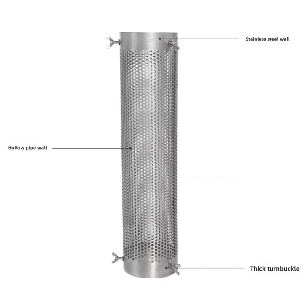 Portable Stainless Steel Camping Stove Chimney Pipe With Heat Resistant Safety Cover For Outdoor Te 4