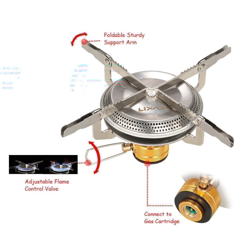 Ultralight Portable Outdoor Gas Stove Perfect For Camping Hiking And Backpacking 5