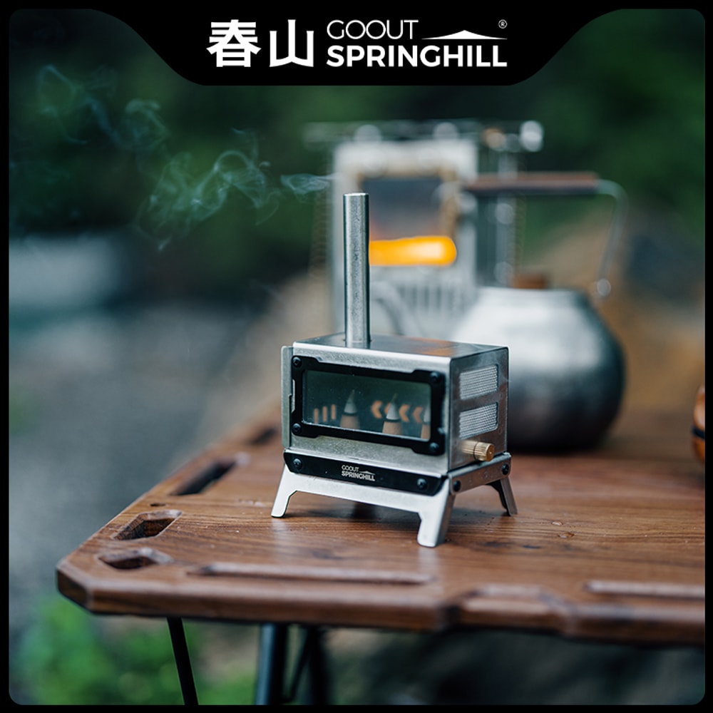 Springhill Mini Portable Folding Fire Stove Compact Outdoor Camping Stove 4