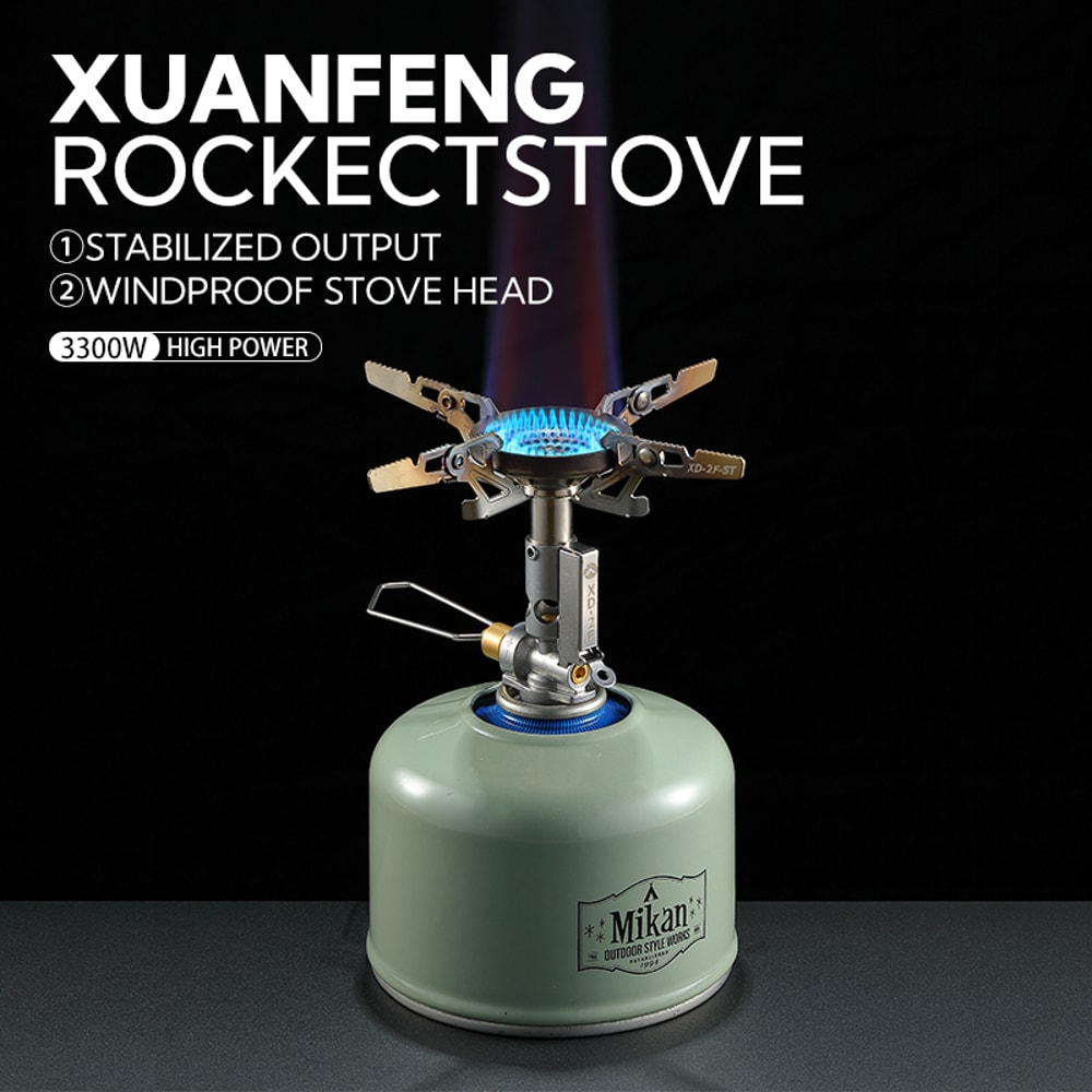 High Power Windproof Outdoor Gas Stove Portable And VoltageStabilized For Hiking And Camping 1