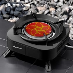 portable high-power infrared gas burner for camping and hiking