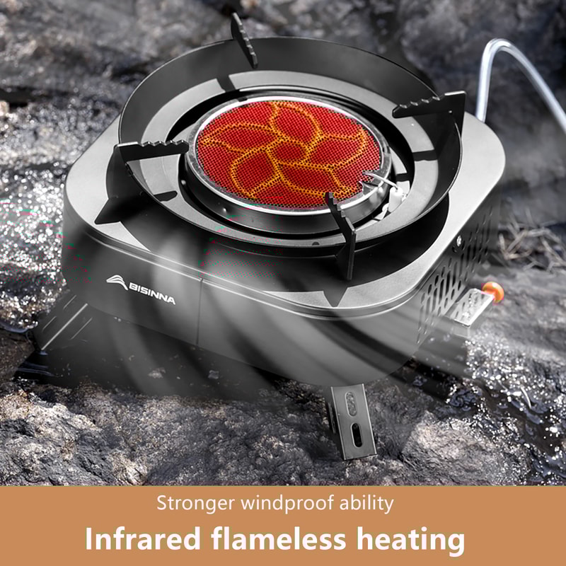 Portable HighPower Infrared Gas Burner For Camping And Hiking 1