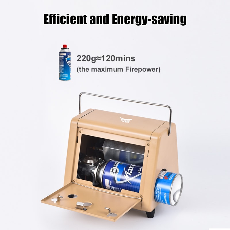 Portable Butane Tent Heater With Adjustable Infrared Heat For Camping 3
