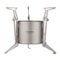 Ultralight Titanium Alcohol Stove With Fire Cover Foldable Pot Stand 5