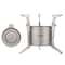 Ultralight Titanium Alcohol Stove With Fire Cover Foldable Pot Stand 6