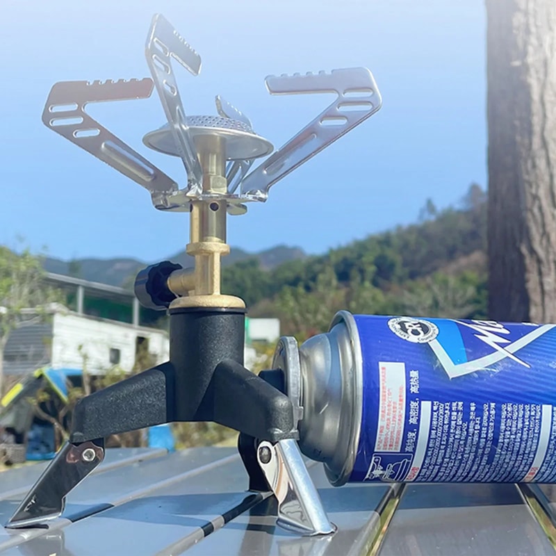 Portable Tripod Gas Stove Adapter for Stable Outdoor Cooking and Camping