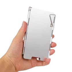pro-grade plate foldable camping windscreen and portable outdoor stove shield