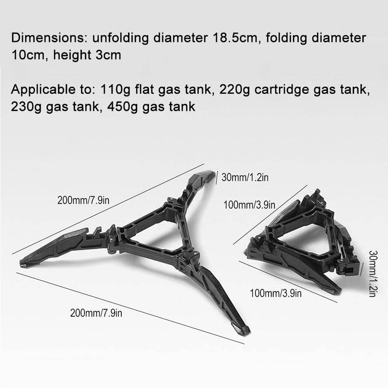 Ultimate Portable Folding Gas Tank Stand Universal ThreeLegged Outdoor Cooking Stabilizer 3