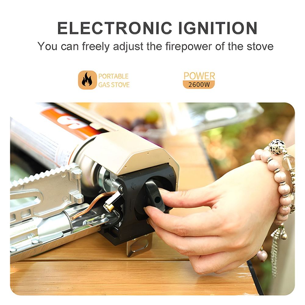 Compact Folding Camping Gas Stove Portable Butane Cassette Burner 2