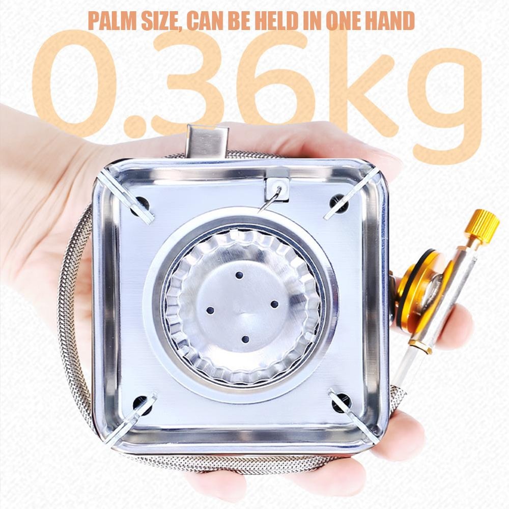 Ultralight Portable Camping Stove Foldable Outdoor Gas Burner 3