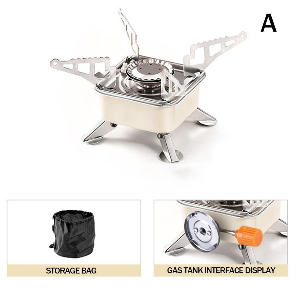 Ultralight Portable Camping Stove Foldable Outdoor Gas Burner 5