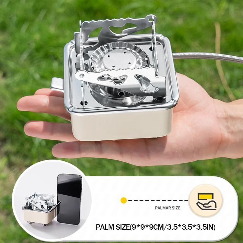 Ultralight Portable Camping Stove Foldable Outdoor Gas Burner 4