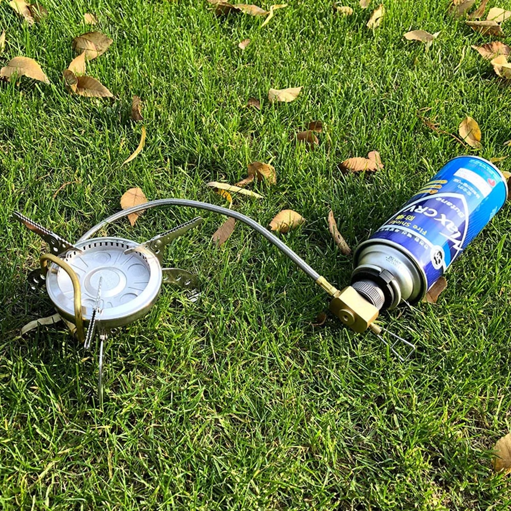Outdoor Camping Stove Adapter With AutoOff Safety Valve 2