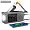 Solar Emergency Radio With Hand Crank LED Light Waterproof Portable Survival Radio 6