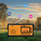 Survival Emergency Weather Radio With Hand Crank NOAA Alerts Bluetooth Phone Charger 4