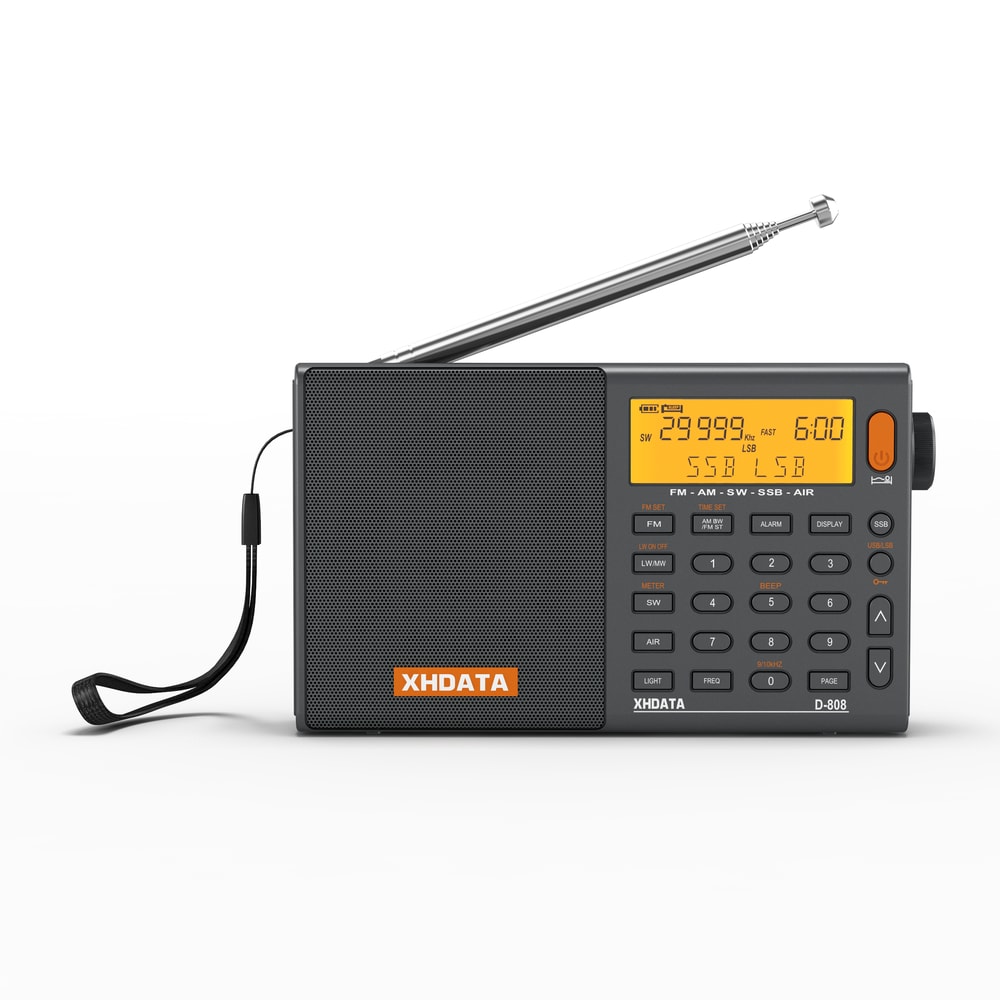 Portable Shortwave Radio With SSB Airband And Full Band Rechargeable Stereo Receiver 0