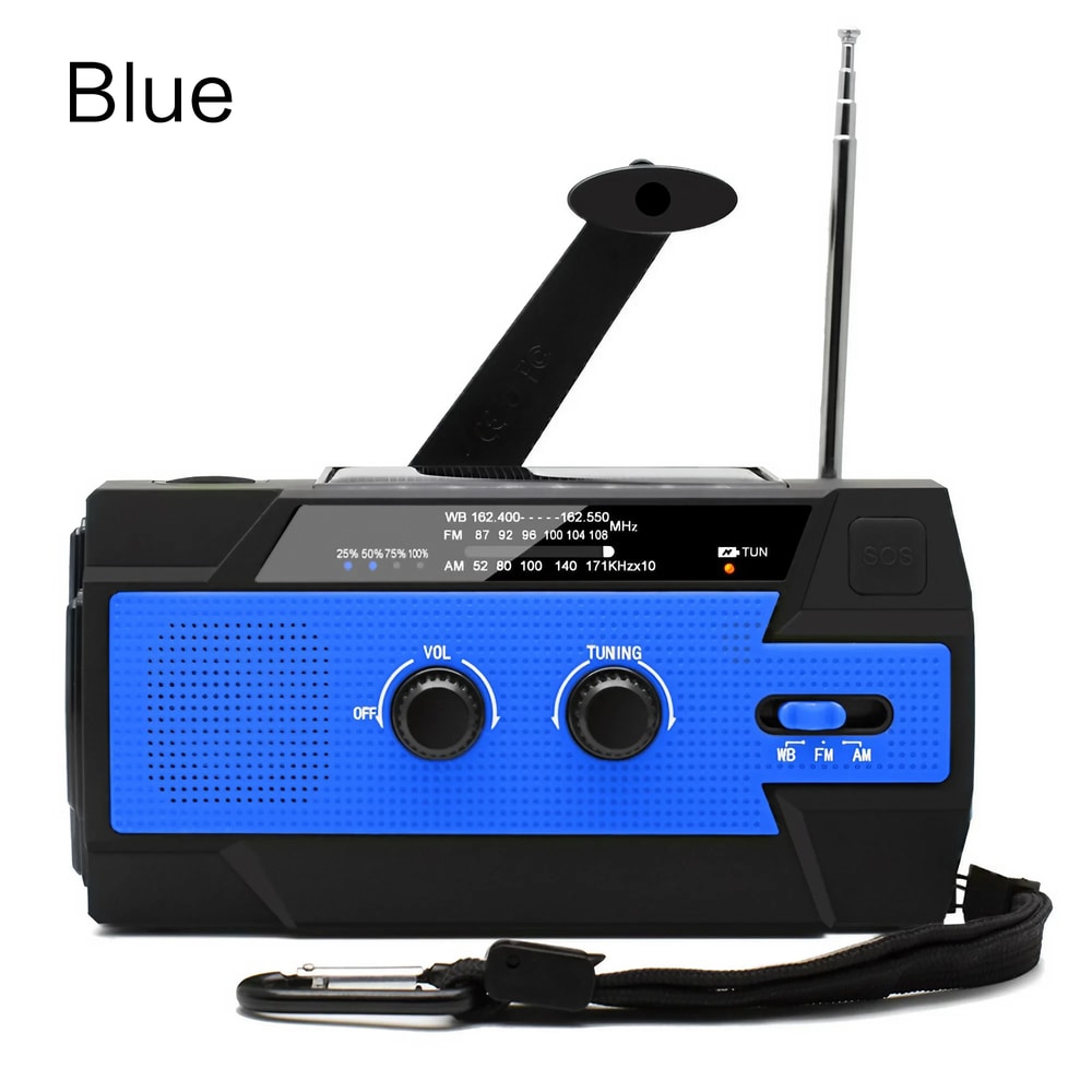 Solar Emergency Radio With Hand Crank USB Charger Flashlight For Survival And Outdoor Use 7