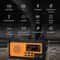 Solar Hand Crank Emergency Radio With Power Bank Bluetooth DAB FM Weather Alert 2