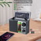 Solar Emergency Radio With Bluetooth Speaker LED Light MultiBand Portable Receiver 2